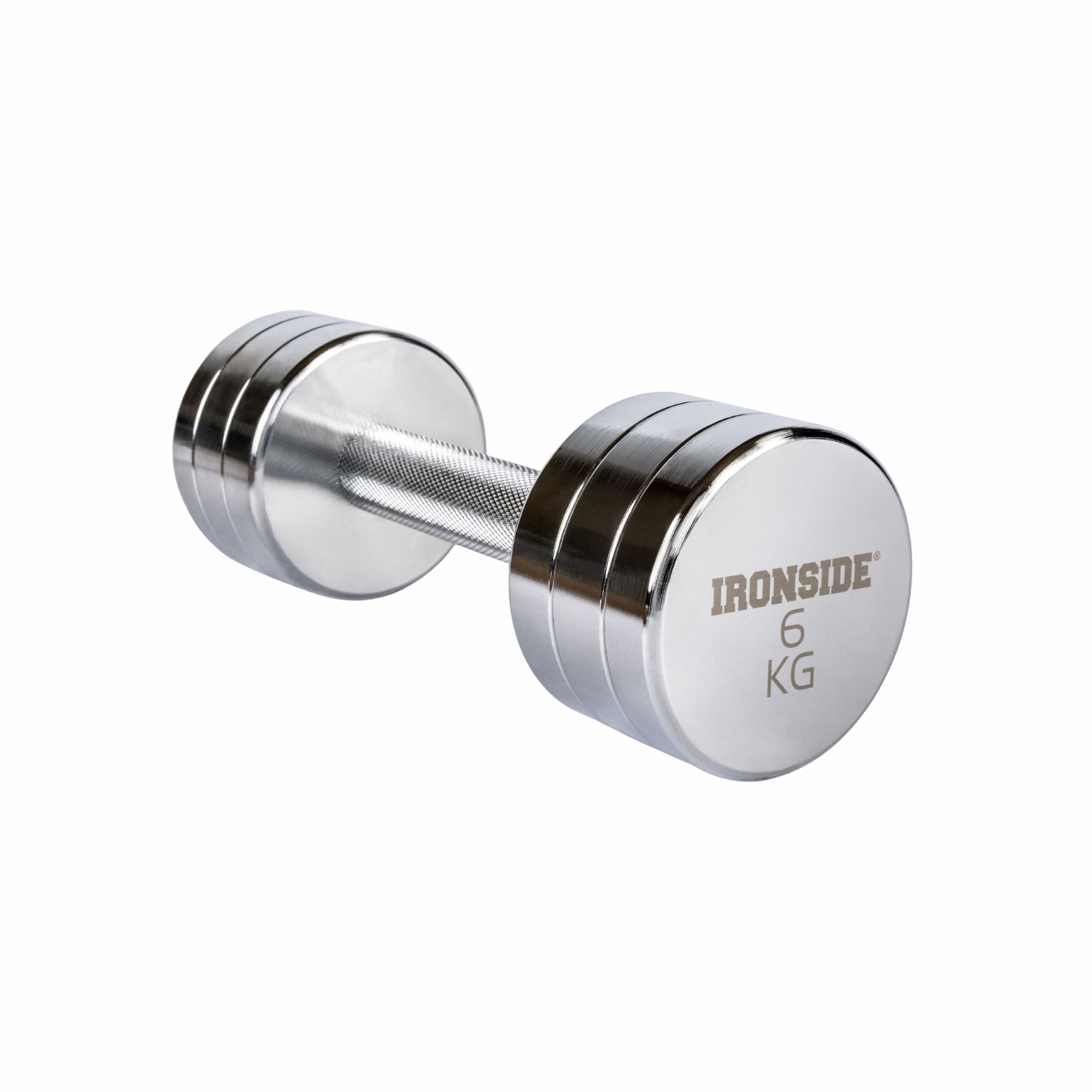 Mancuerna Circular Hard Chromed Steel (1 a 10 kg) IRONSIDE