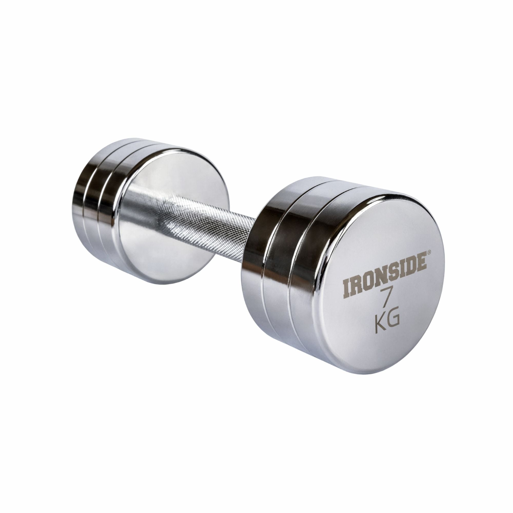 Mancuerna Circular Hard Chromed Steel (1 a 10 kg) IRONSIDE
