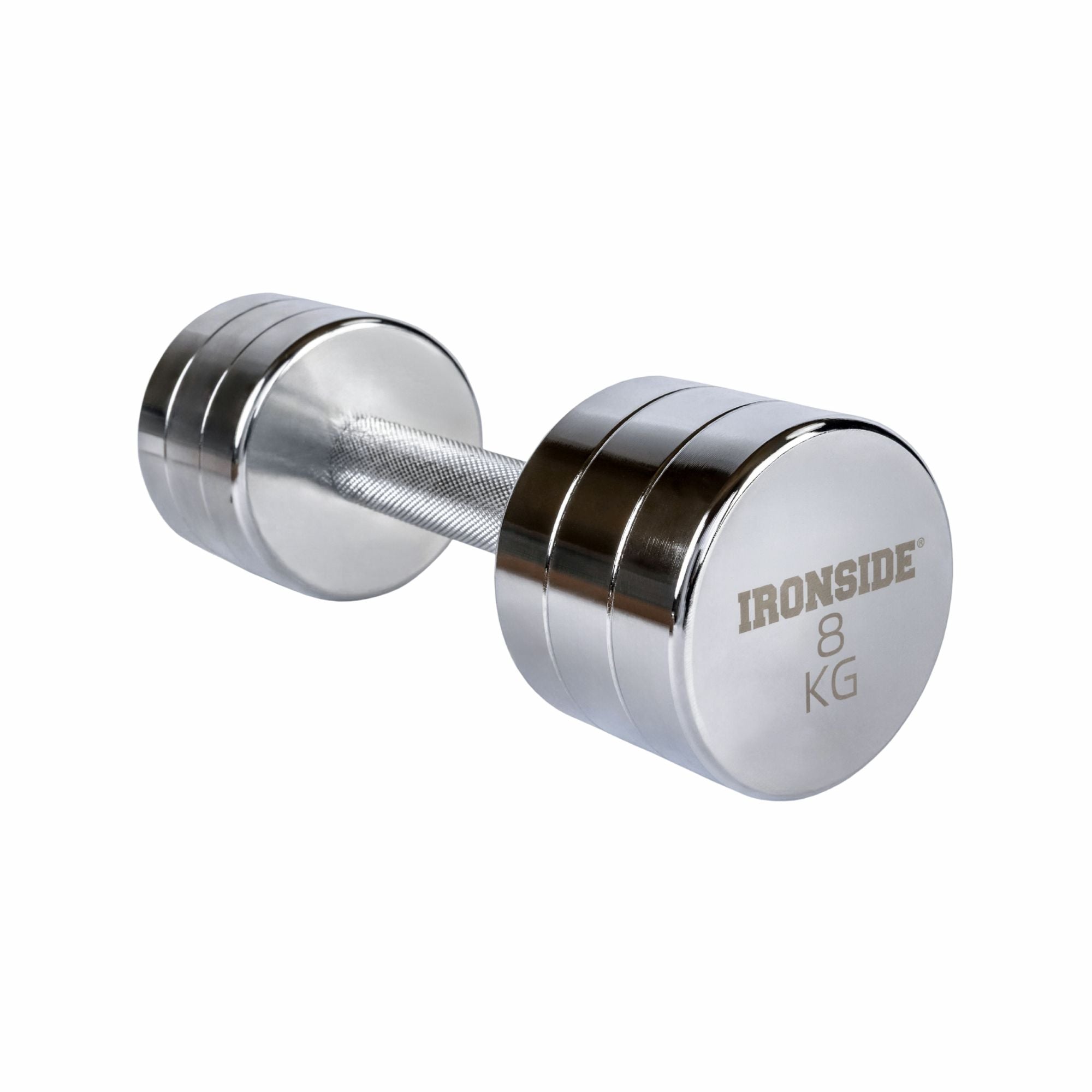 Mancuerna Circular Hard Chromed Steel (1 a 10 kg) IRONSIDE