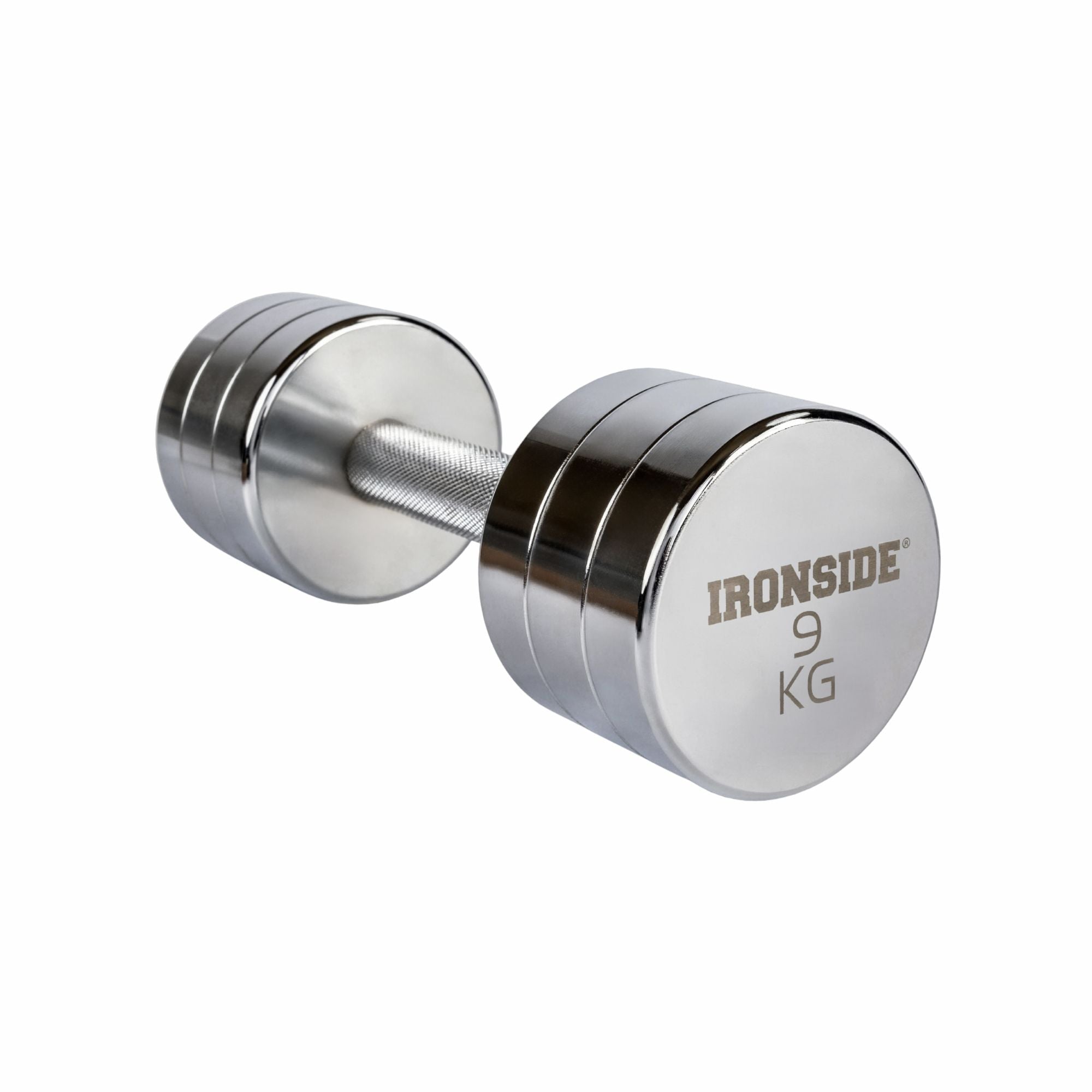 Mancuerna Circular Hard Chromed Steel (1 a 10 kg) IRONSIDE