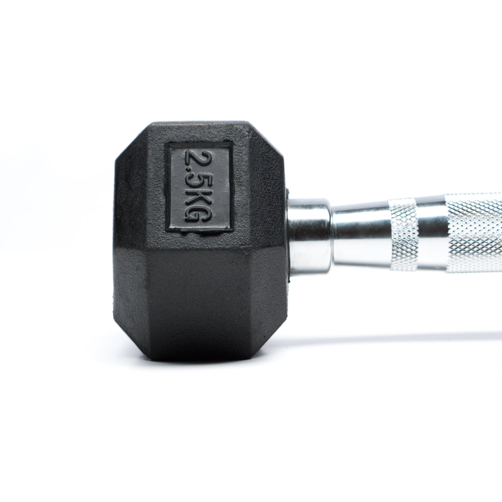 Par de Mancuernas Hexagonales 2.5 a 17.5 KG IRONSIDE