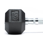 Par de Mancuernas Hexagonales 2.5 a 17.5 KG IRONSIDE