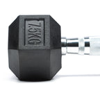 Par de Mancuernas Hexagonales 2.5 a 17.5 KG IRONSIDE