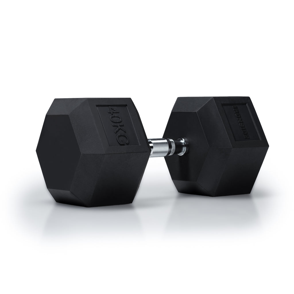 Mancuernas Hexagonales 20 a 40 kg IRONSIDE unidad
