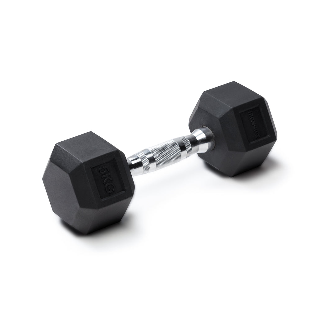 Par de Mancuernas Hexagonales 2.5 a 17.5 KG IRONSIDE