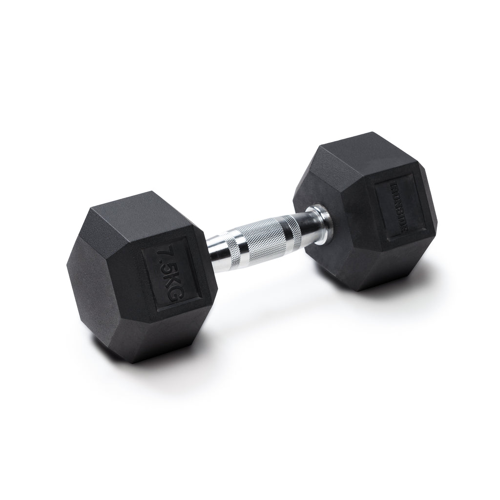Par de Mancuernas Hexagonales 2.5 a 17.5 KG IRONSIDE