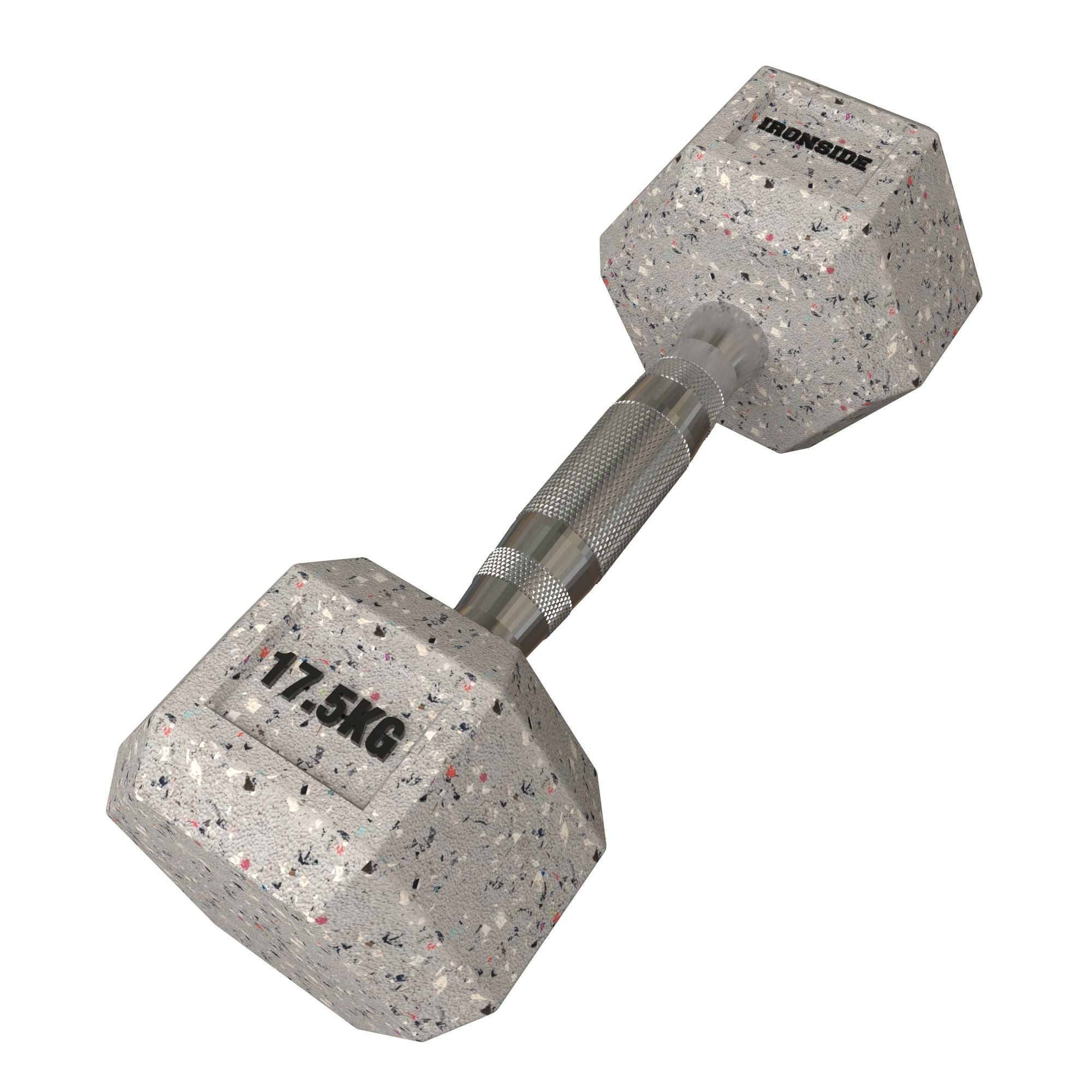 Mancuerna Hexagonal Grind (2.5 a 40 KG) IRONSIDE