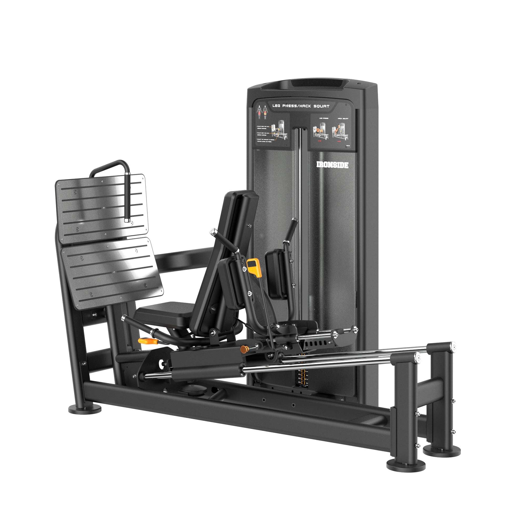 Dual Horizontal Leg Press & Hack Squat IRONSIDE Luxe