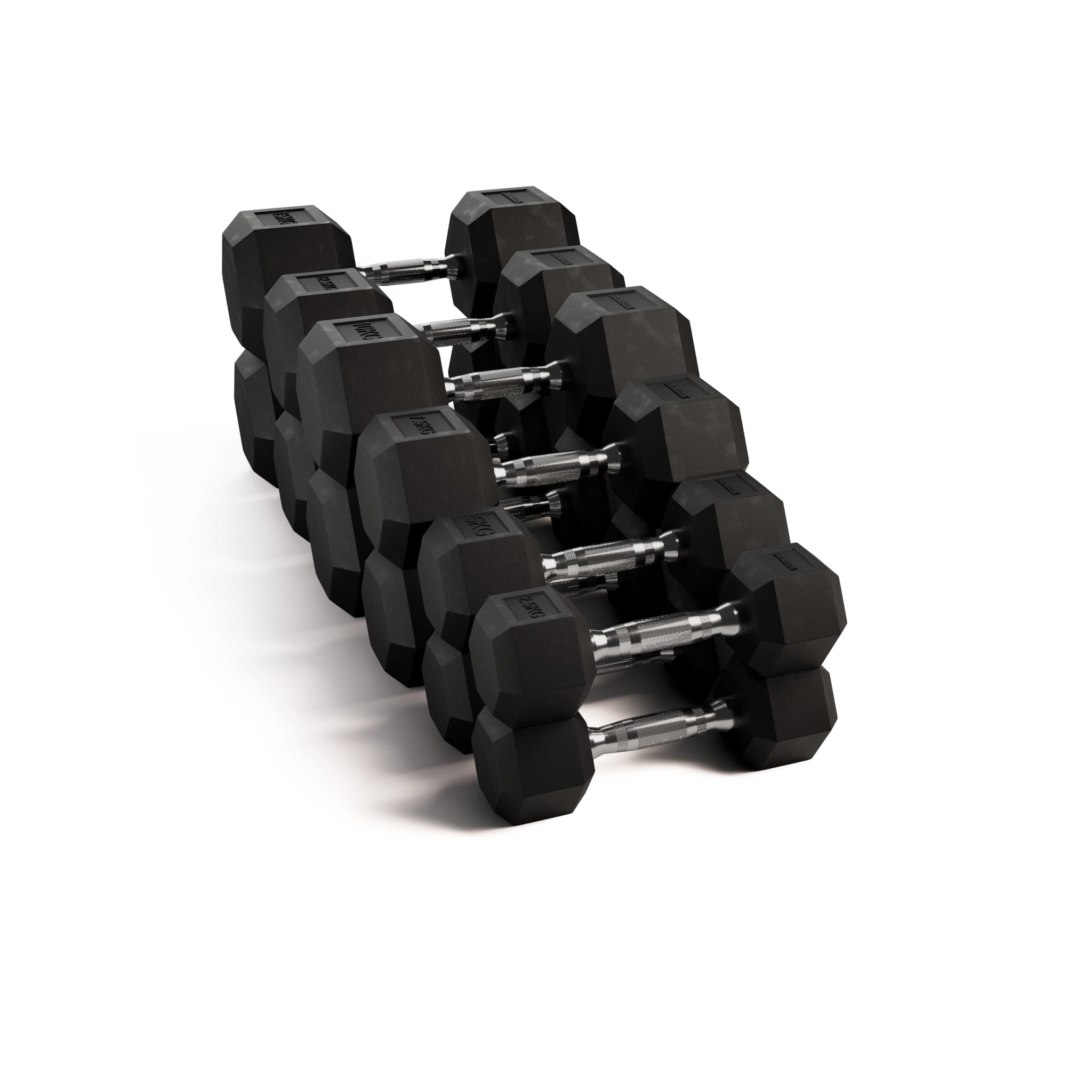 Mancuerna Hexagonal (2.5 a 50 kg) IRONSIDE