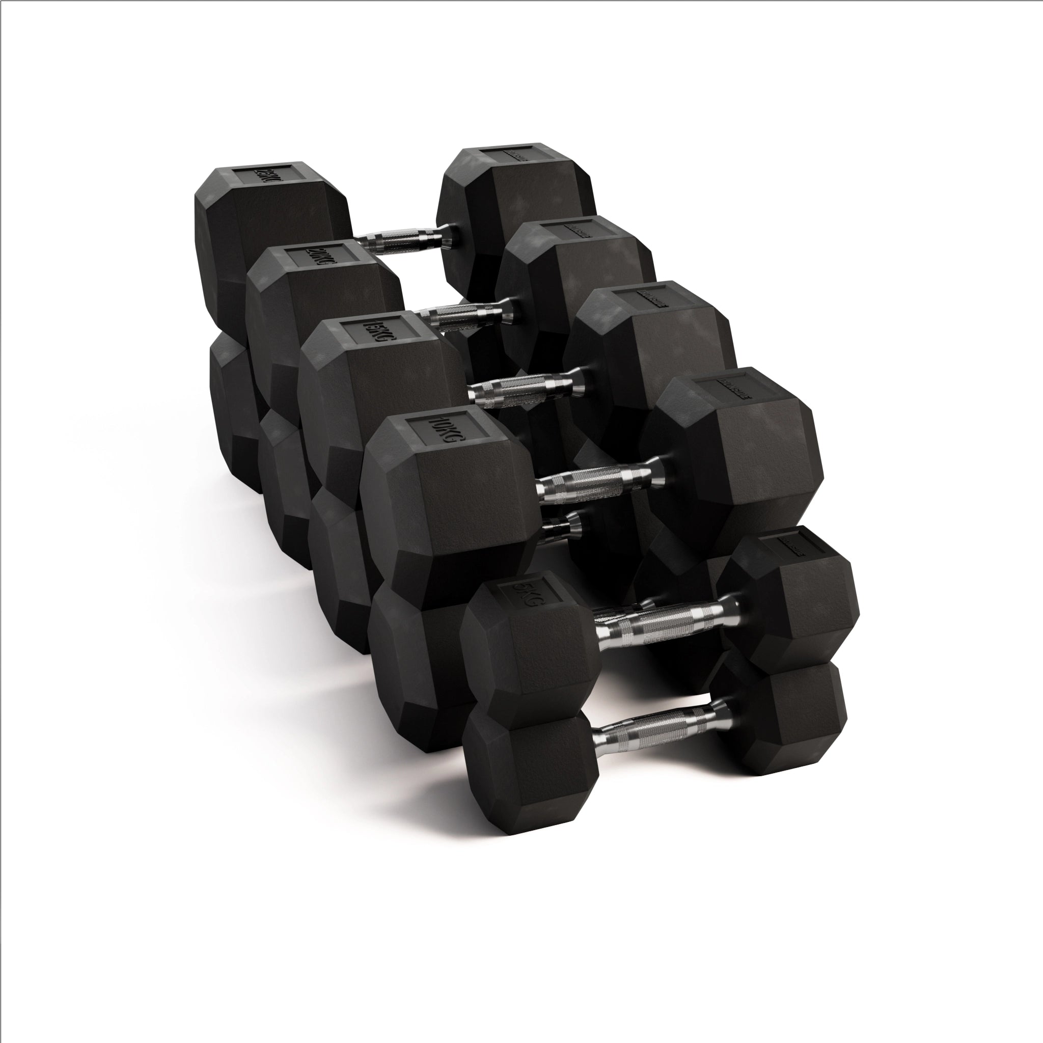 Mancuerna Hexagonal (2.5 a 50 kg) IRONSIDE