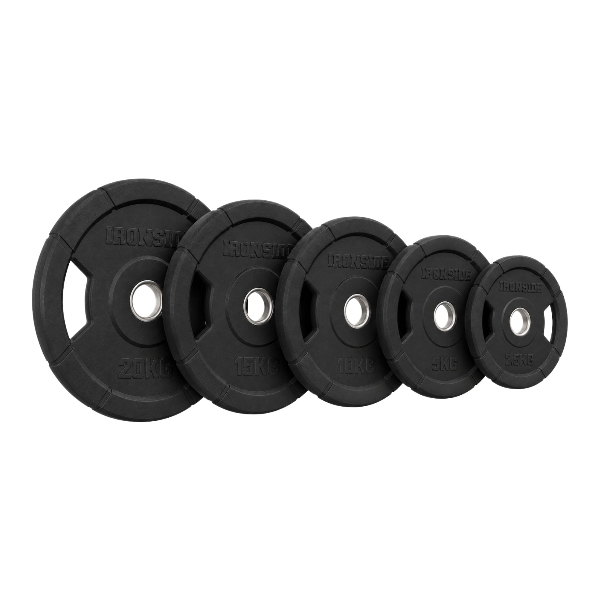 Disco Olímpico con Agarres Premium TPU (2.5 a 25 KG) IRONSIDE