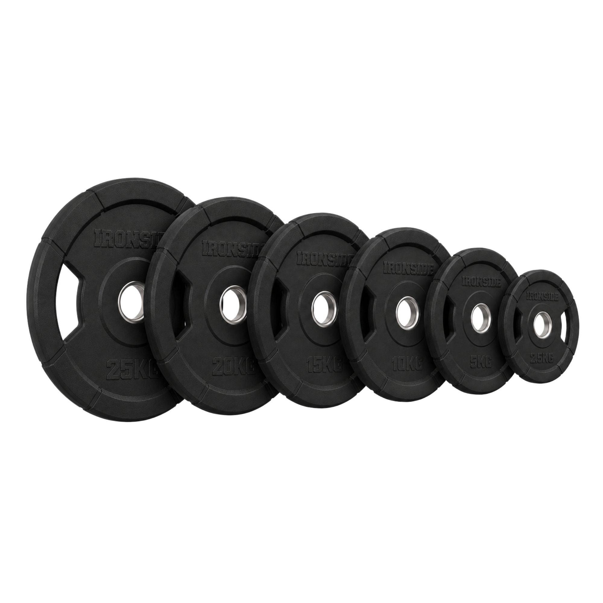 Disco Olímpico con Agarres Premium TPU (2.5 a 25 KG) IRONSIDE