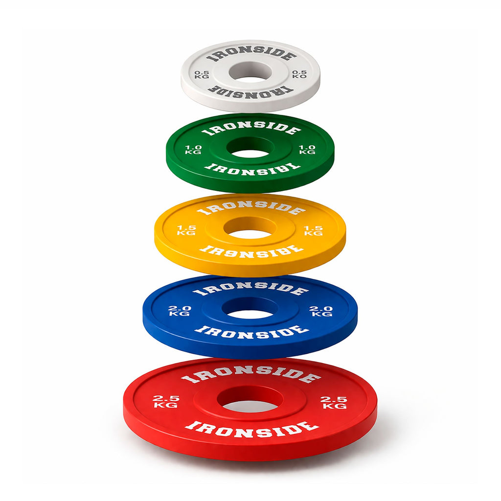 Discos Fraccionales Olímpicos PU (0.5 a 2.5 KG) IRONSIDE