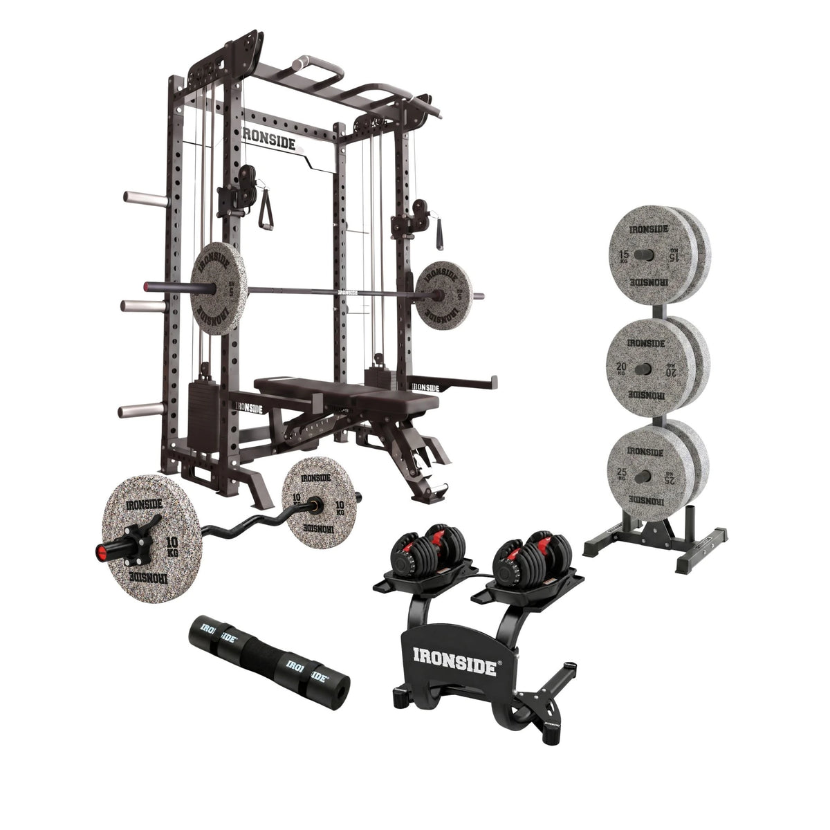 Pack IRONSIDE Home Gym Pro