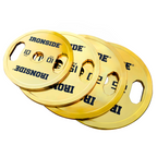 Disco Olímpico Premium Gold Chromed IRONSIDE 5 A 25 KG