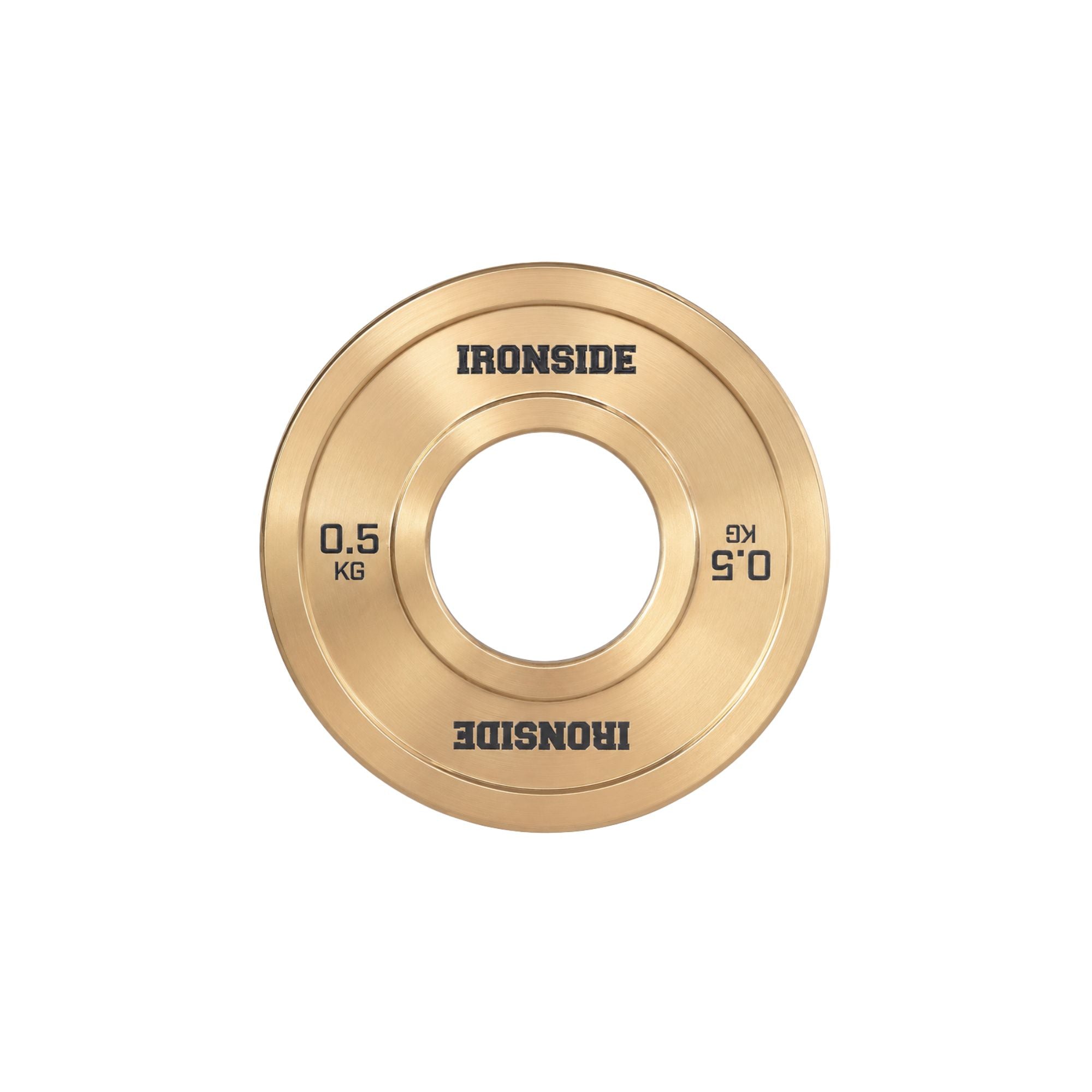 Discos Olímpicos Fraccionales Gold Chromed (0.25 a 2.5 KG) IRONSIDE