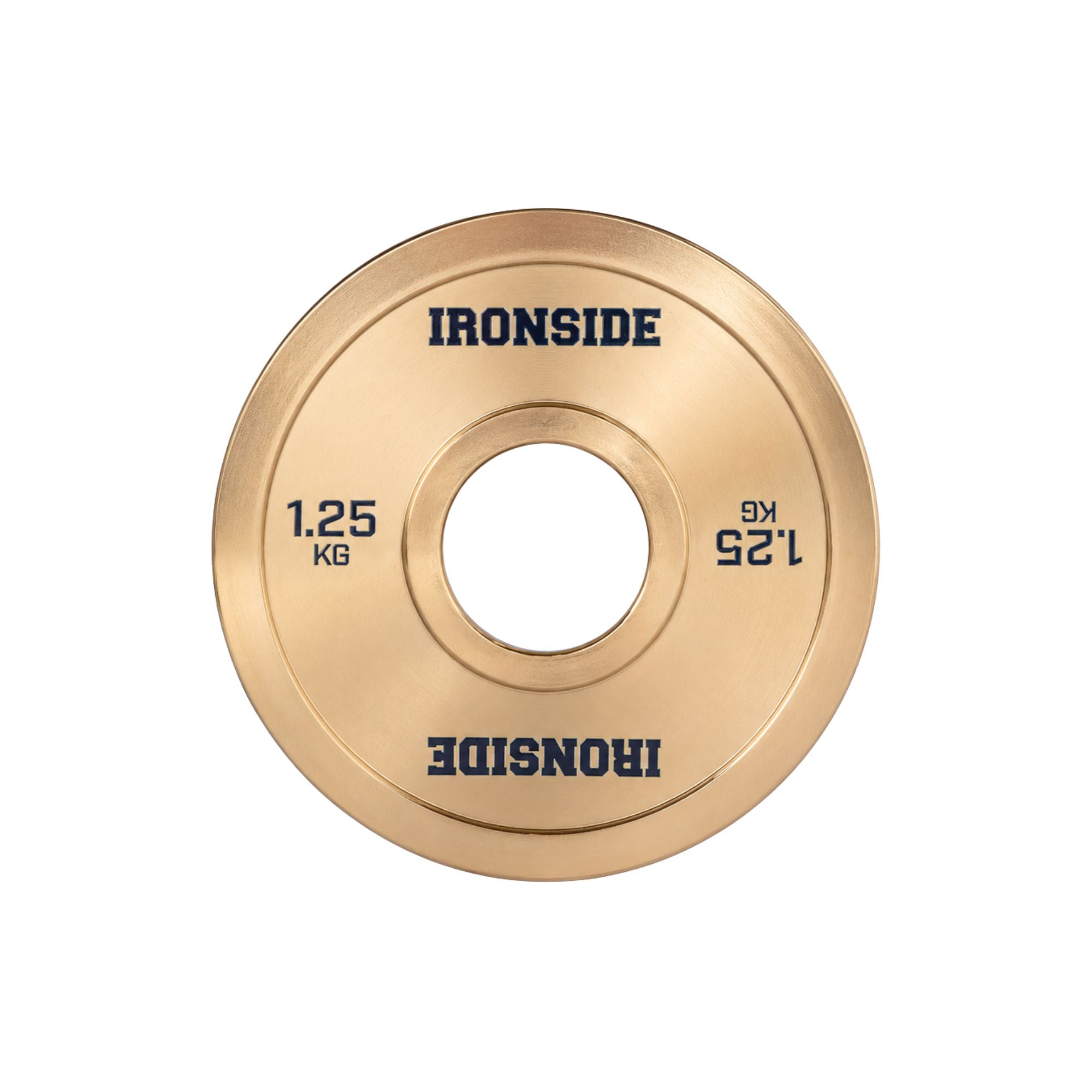 Discos Olímpicos Fraccionales Gold Chromed (0.25 a 2.5 KG) IRONSIDE
