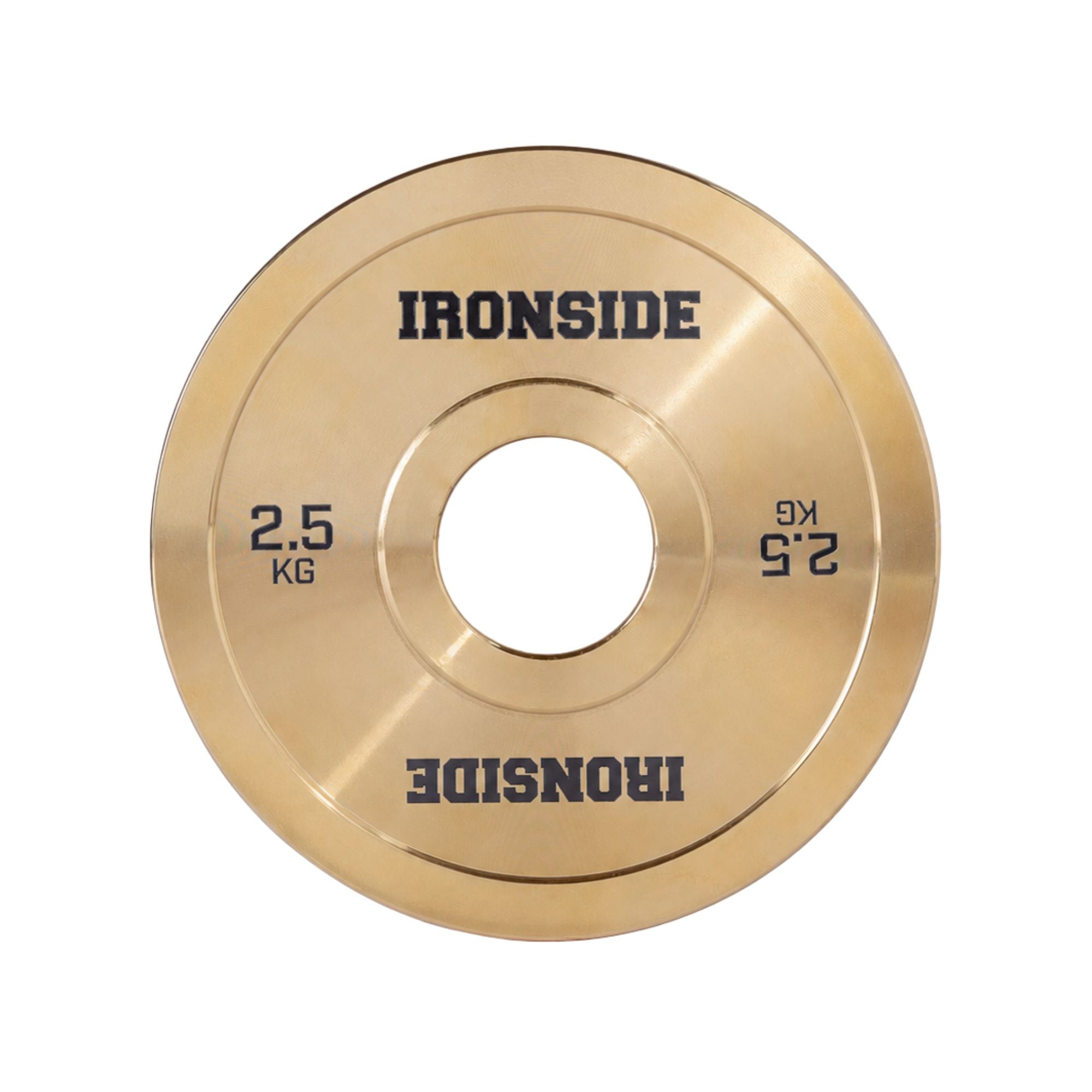 Discos Olímpicos Fraccionales Gold Chromed (0.25 a 2.5 KG) IRONSIDE