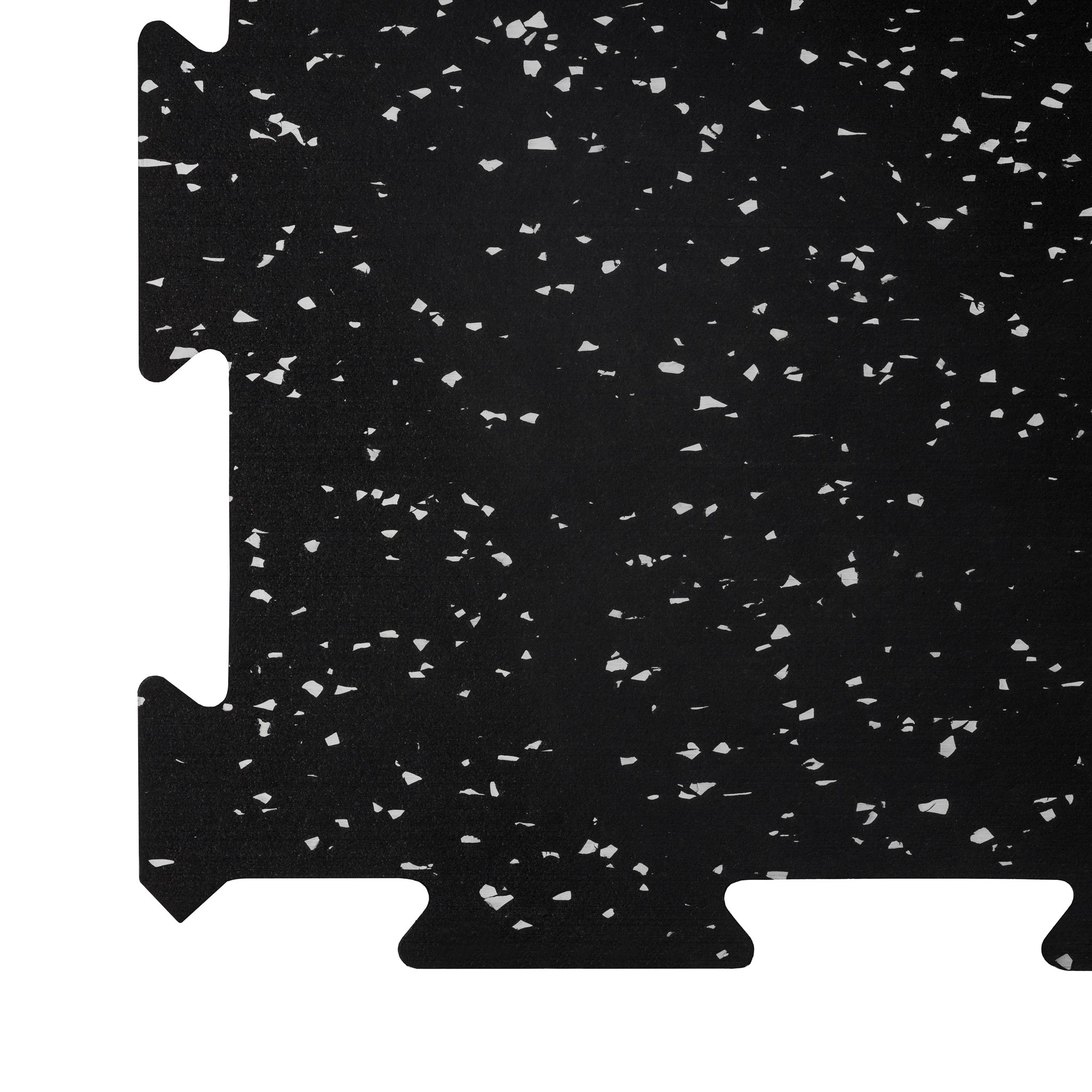 Piso de Gimnasio Interlock EPDM Negro/Gris 6 mm IRONSIDE