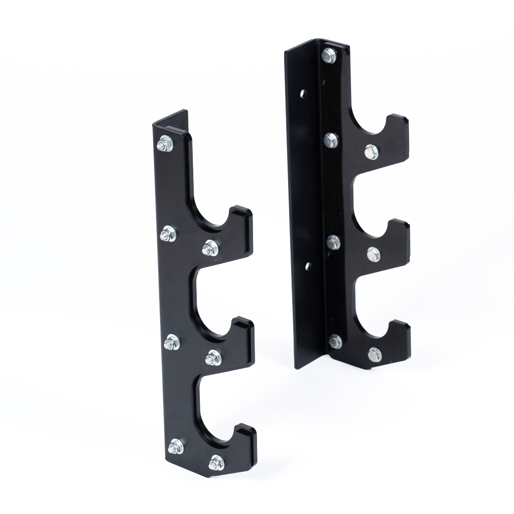 Rack Pared para Barra Olímpica IRONSIDEBARRASIRONSIDEColor: Negro