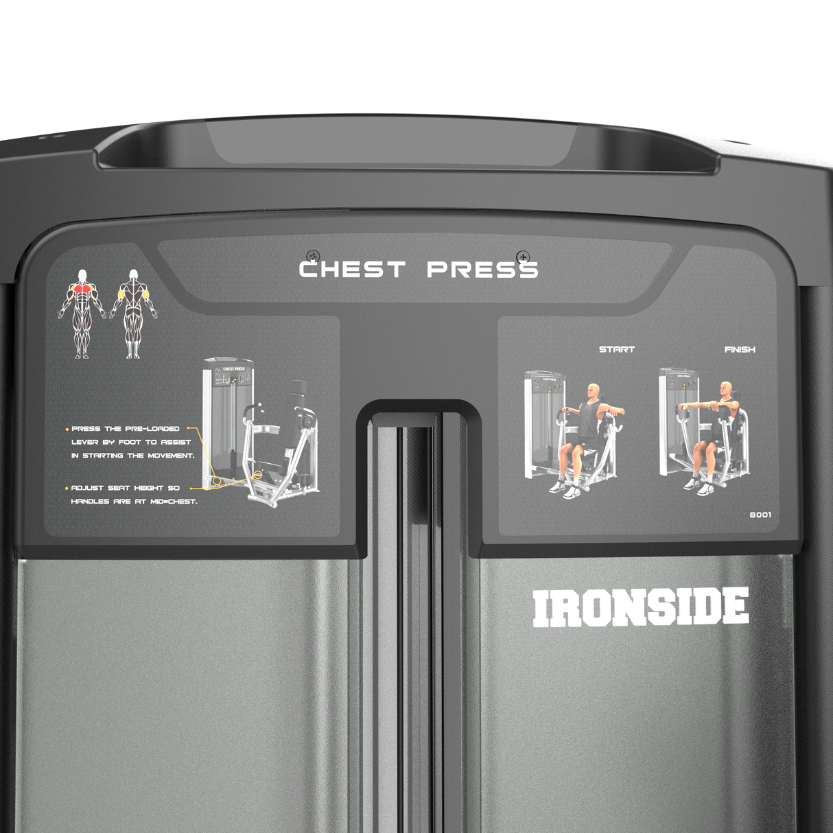 Iso-Lateral Chest Press IRONSIDE Luxe