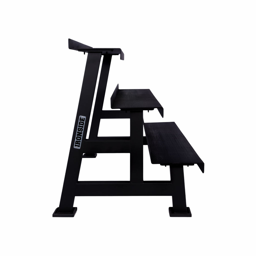 Rack de Almacenamiento Kettlebells de 3 Niveles IRONSIDE