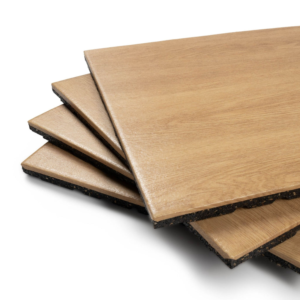 Pack IRONSIDE 4 Pisos de Caucho Simulación Madera