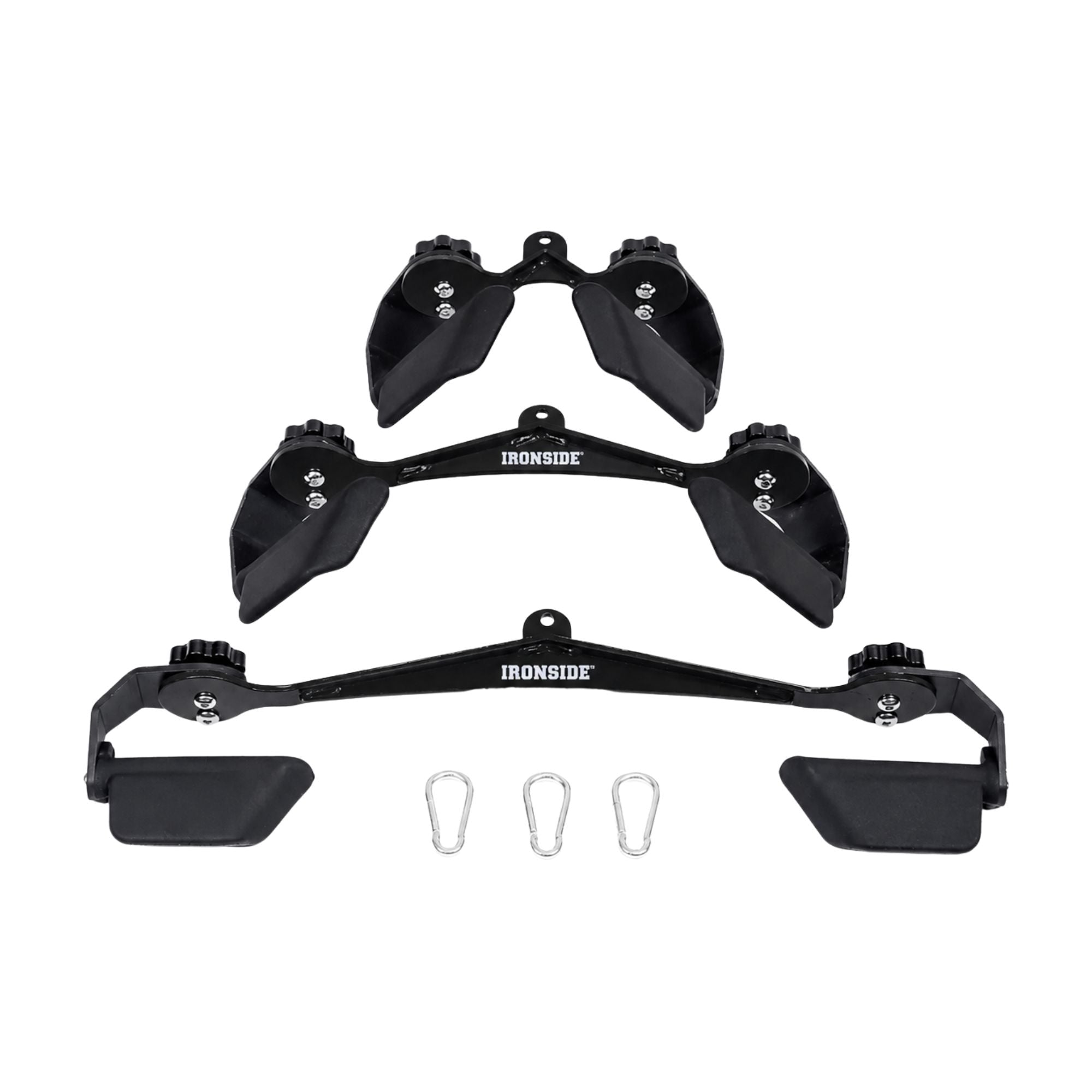 Pack IRONSIDE 3 Agarres de Polea Fijos Ergonómicos