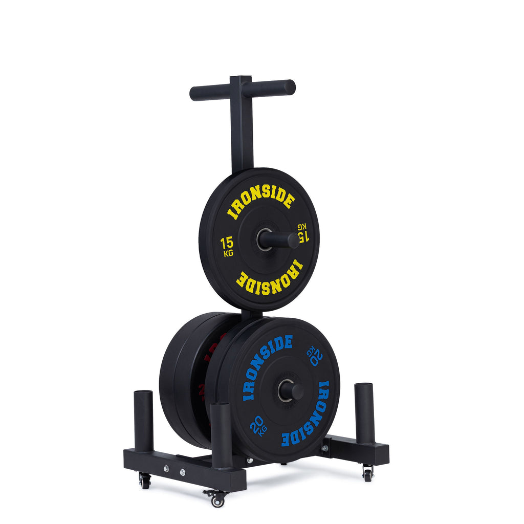 Rack de Almacenamiento Discos y Barra Olímpica IRONSIDE