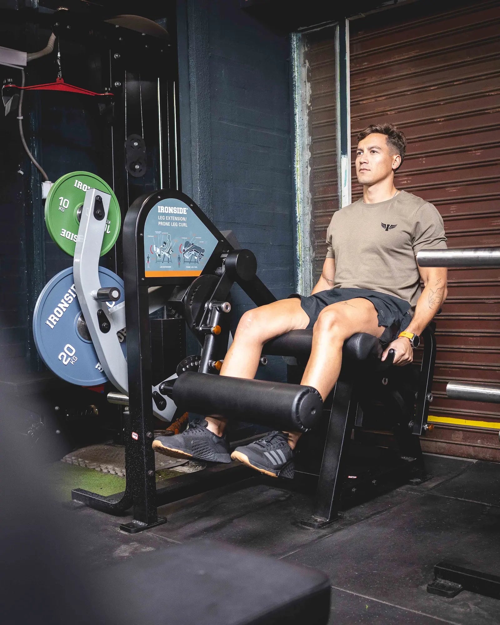 Dual Leg Extension & Prone Leg Curl Plate Loaded IRONSIDE Premier