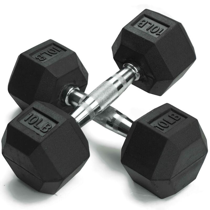 Par de Mancuernas Hexagonales 2.5 a 17.5 KG IRONSIDE