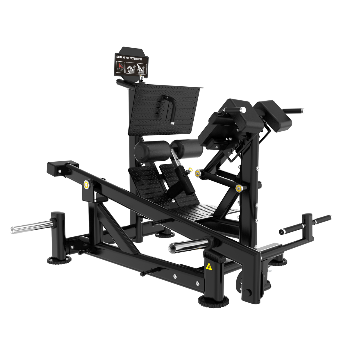 Dual Hip Extension 45° Plate Loaded IRONSIDE Infinity