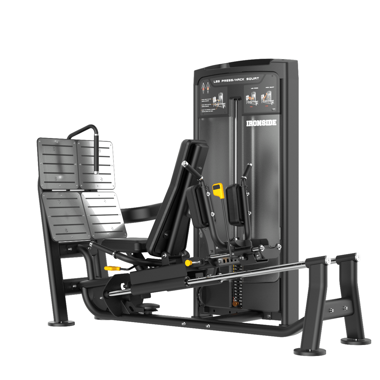 Dual Horizontal Leg Press & Hack Squat IRONSIDE Luxe