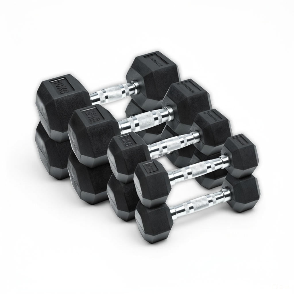 Mancuerna Hexagonal (2.5 a 50 kg) IRONSIDE