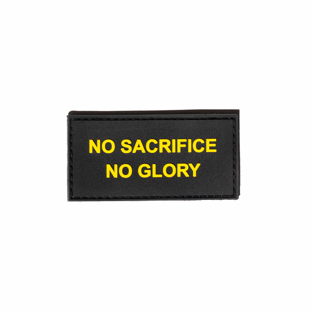 Parches de SloganACCESORIO MOCHILAIRONSIDEFrase: NO SACRIFICE, NO GLORY