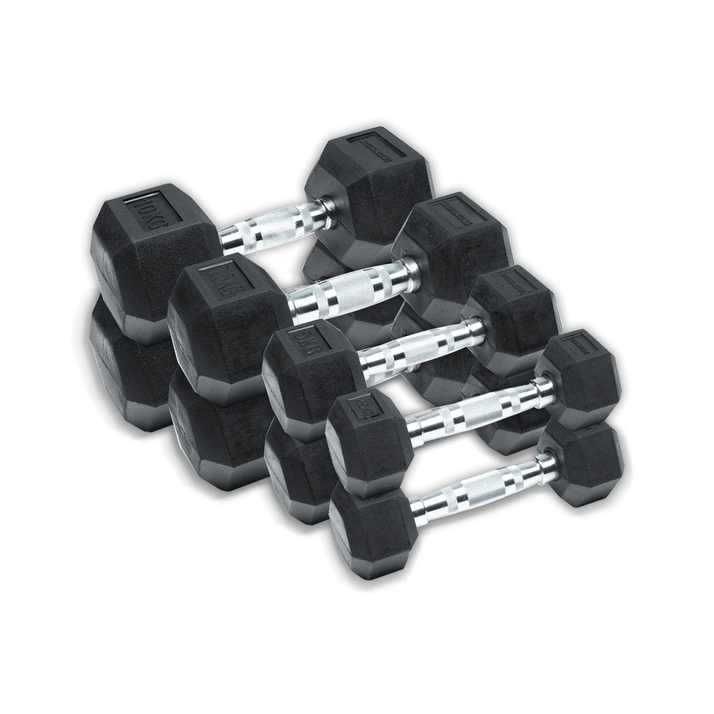 Mancuerna Hexagonal (2.5 a 50 kg) IRONSIDE