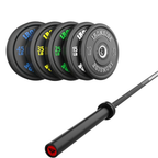 Pack IRONSIDE Barra 15 KG + Set Discos Olímpicos (LB)