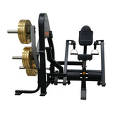 Remo sentado plate loaded con ajuste preciso y resistencia modulable, ideal para dorsales profundos, tracción controlada y uso intensivo en gimnasios.